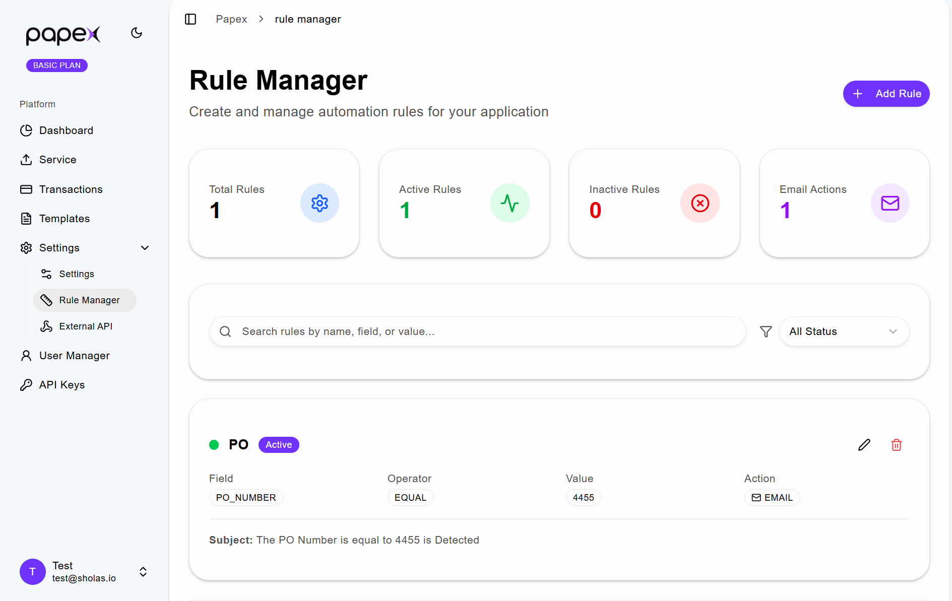 Rule Manager Overview